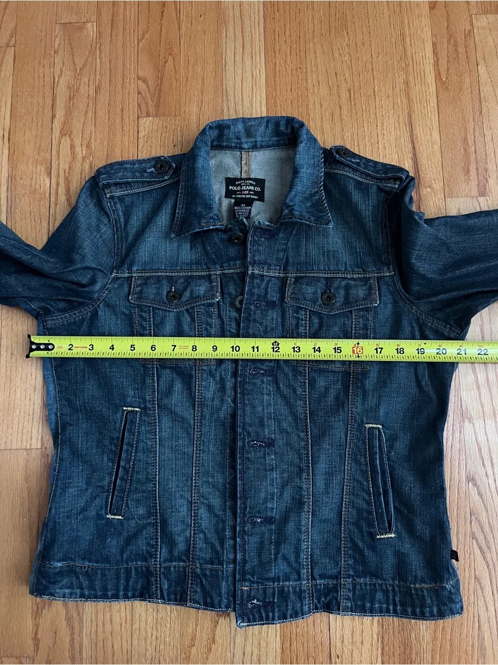 Ralph Lauren Polo Jeans Co. Dark Blue Denim Jacket - Picture 4 of 10